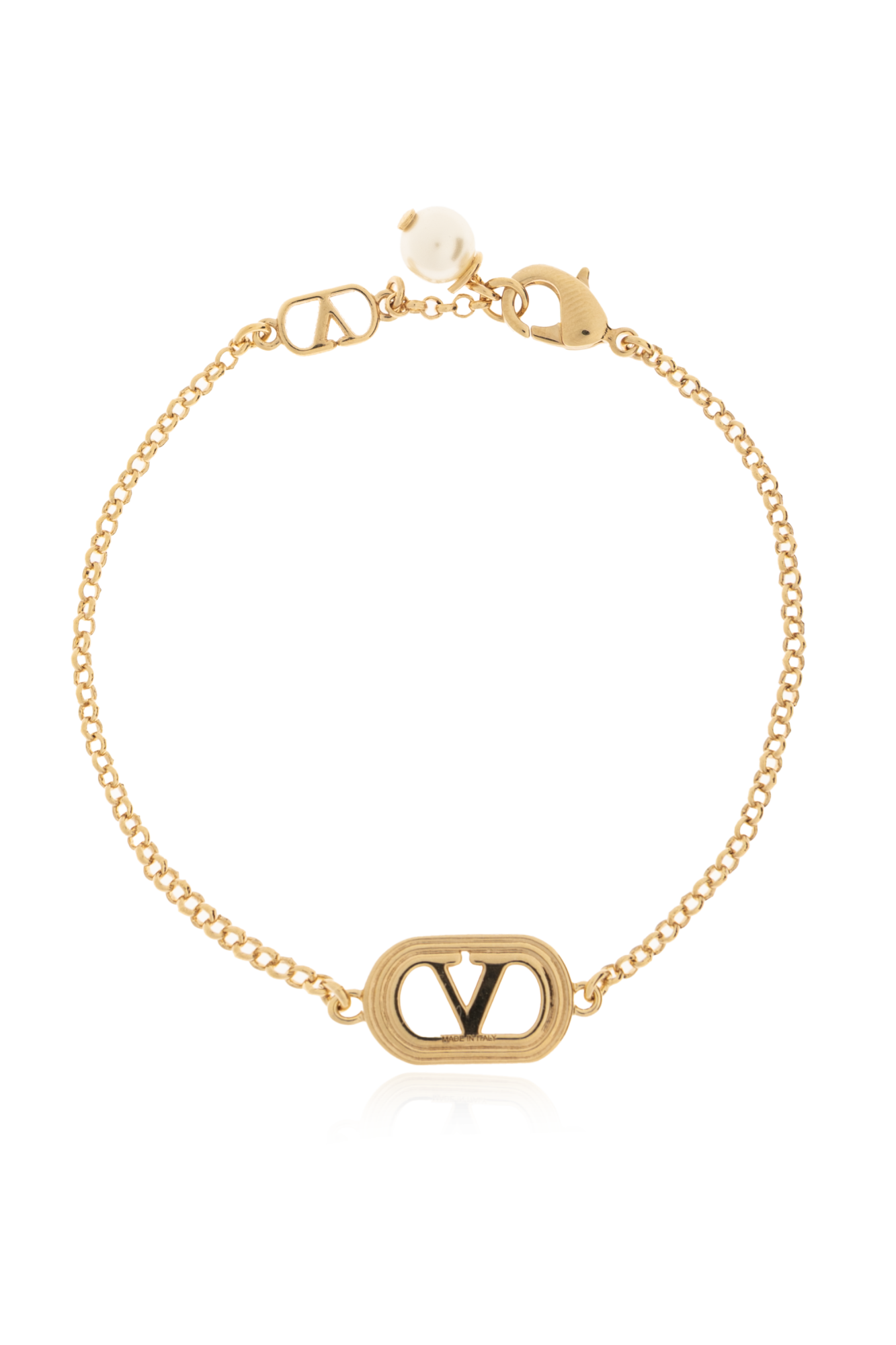 Gold Bracelet with logo Valentino Garavani - Vitkac Northern Ireland